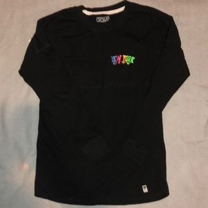 long sleeve “New York City” t-shirt black